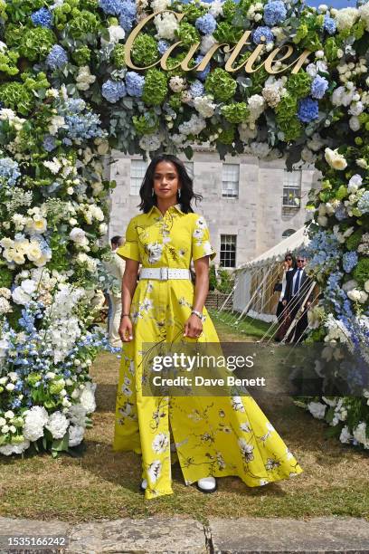 Ramla Ali attends Cartier Style Et Luxe at the Goodwood Festival of Speed on July 16, 2023 in Chichester, England.