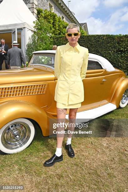 Emma Corrin attends Cartier Style Et Luxe at the Goodwood Festival of Speed on July 16, 2023 in Chichester, England.