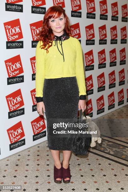 Arielle Free attends The Look Show in association with Smashbox Cosmetics at Royal Courts of Justice, Strand on October 6, 2012 in London, England.