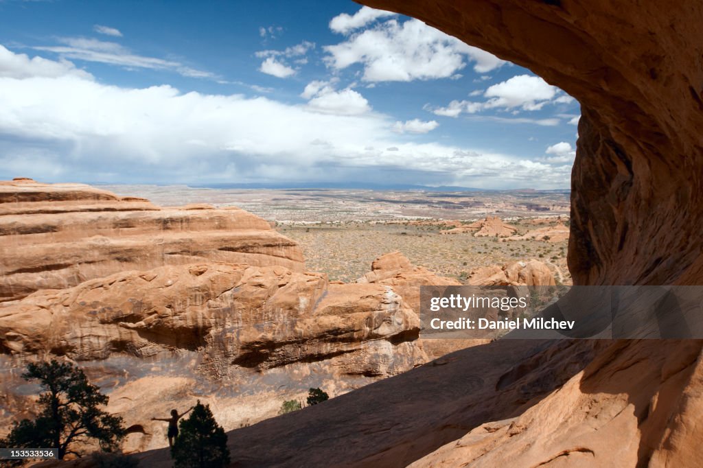 Scenic rocky landscape from Moab.