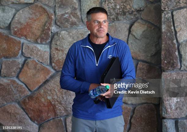Paul Salem, Founder of Salem Capital Management and The Salem Foundation, arrives at the Sun Valley Lodge for the Allen & Company Sun Valley...