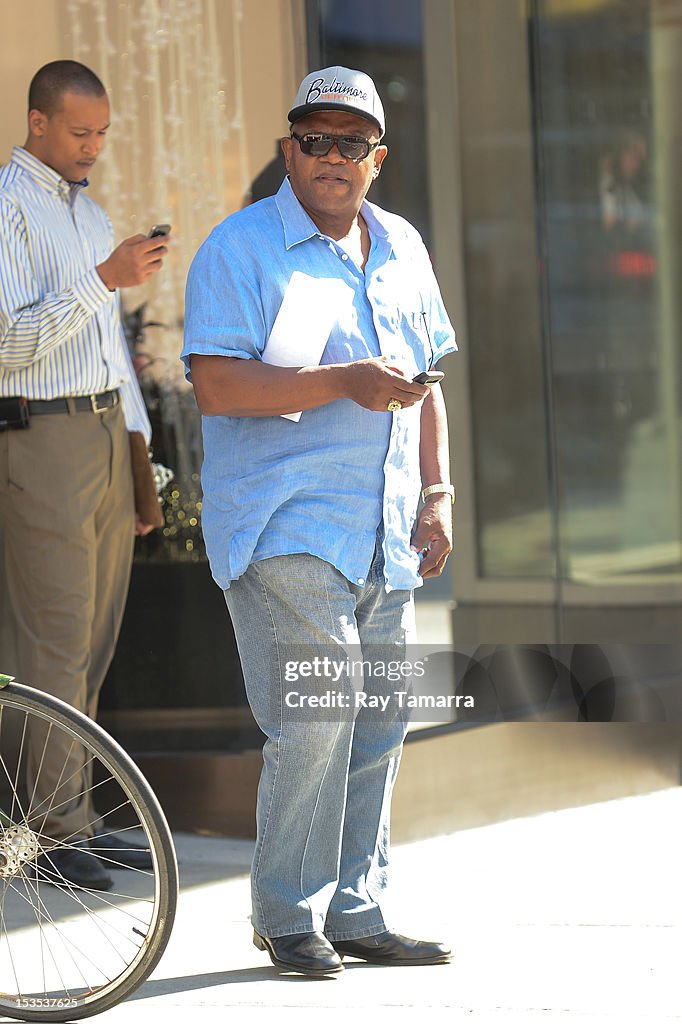 Celebrity Sightings In New York City - October 5, 2012