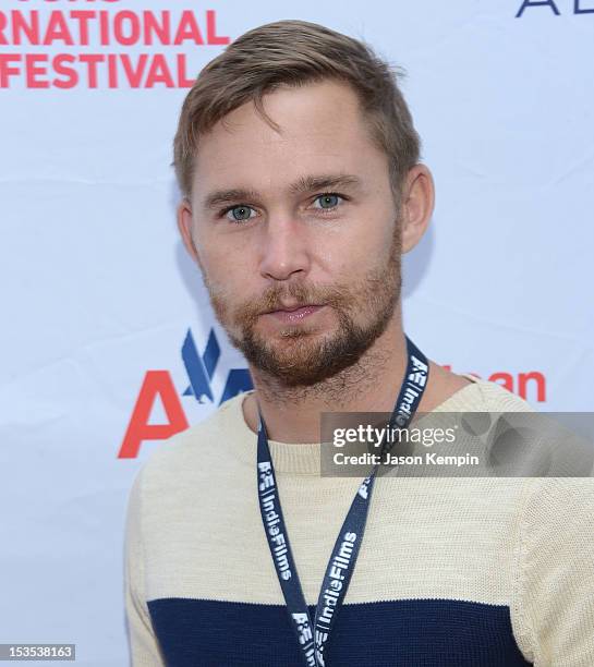 Actor Brian Geraghty attends the screening of "Refuge" during the 20th Hamptons International Film Festival at United Artists Regal Cinema on October...