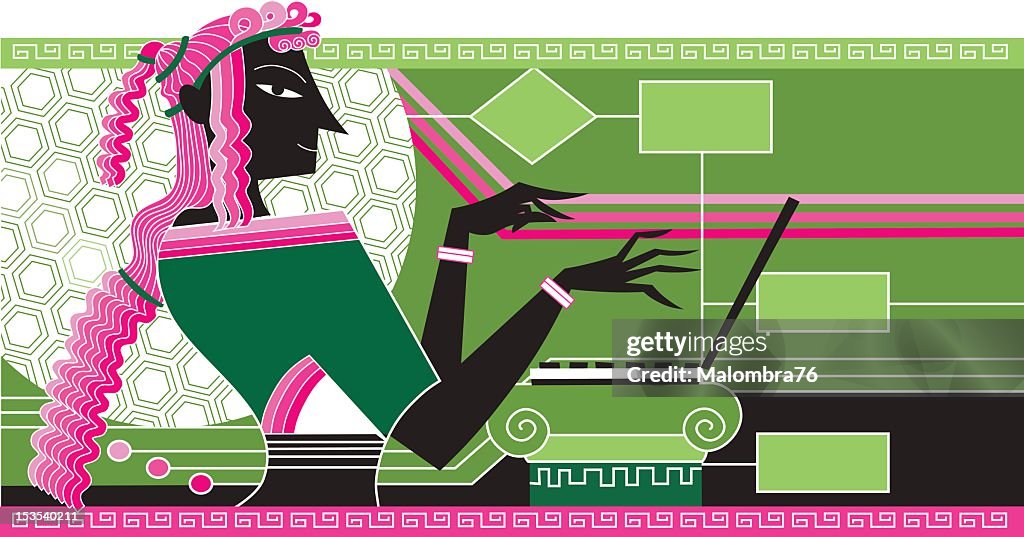 Greek Coding Ancient Code High-Res Vector Graphic - Getty Images