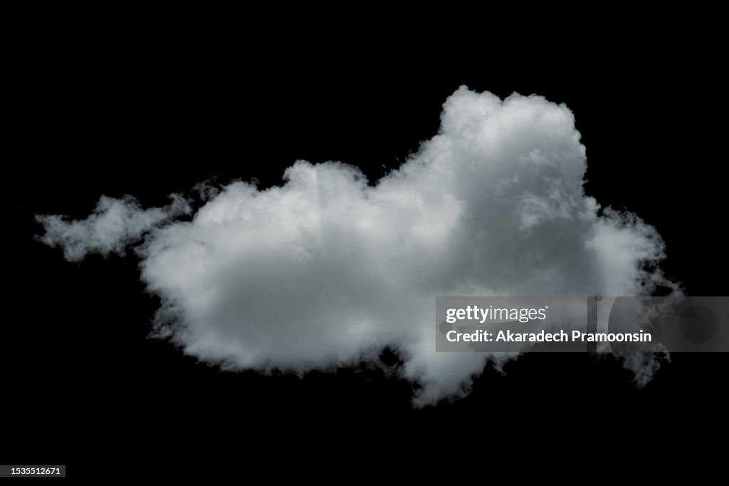 White cloud fog or smog for design