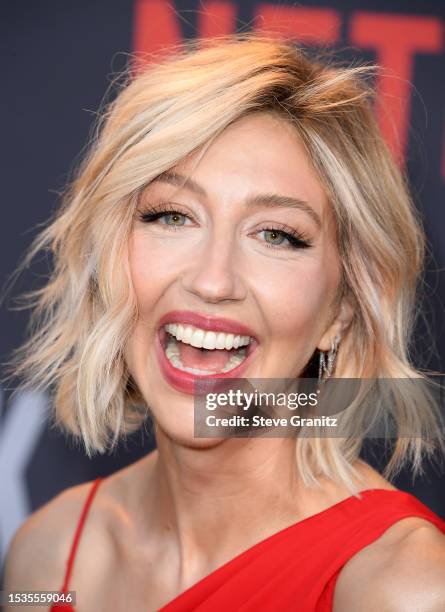 Heidi Gardner arrives at the Los Angeles Premiere Of Netflix's "Quarterback" at TUDUM Theater on July 11, 2023 in Hollywood, California.