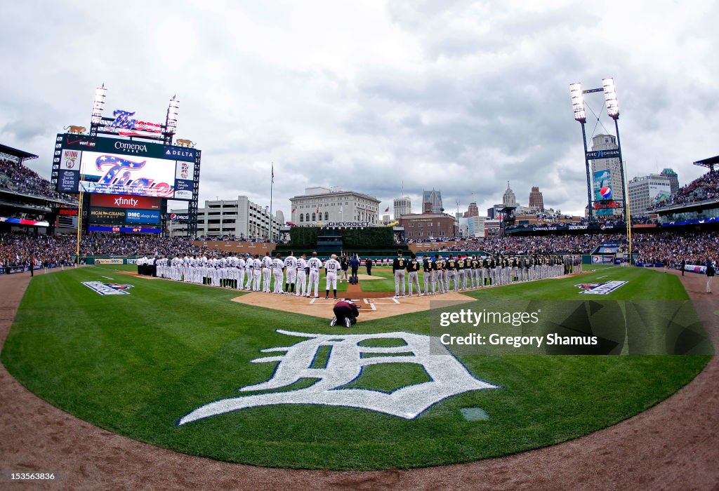 Oakland Athletics v Detroit Tigers - Game One