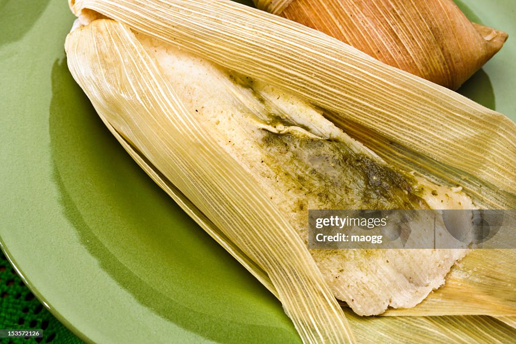 Tamales, a traditional Mexican dish