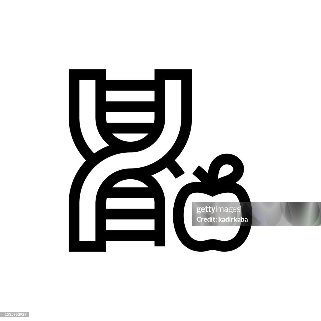 Food Engineering Line icon, Design, Pixel perfect, Editable stroke. Logo, Sign, Symbol.