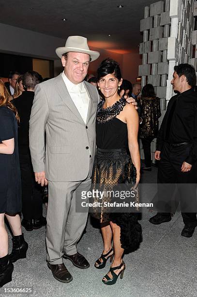 John C Reilly and wife attend 2012 Hammer Gala at Hammer Museum on October 6, 2012 in Westwood, California.