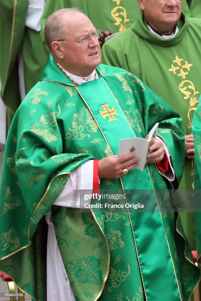 Pope Celebrates Mass For The Opening of The Synod Of Bishops And Proclamation of Two New Doctors of Church