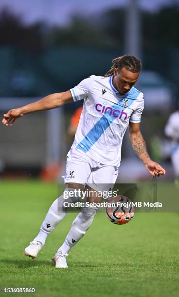 John-Kymani Gordon of Crystal Palace during Pre-Season Friendly match between Barnet and Crystal Palace at The Hive on July 11, 2023 in Barnet,...