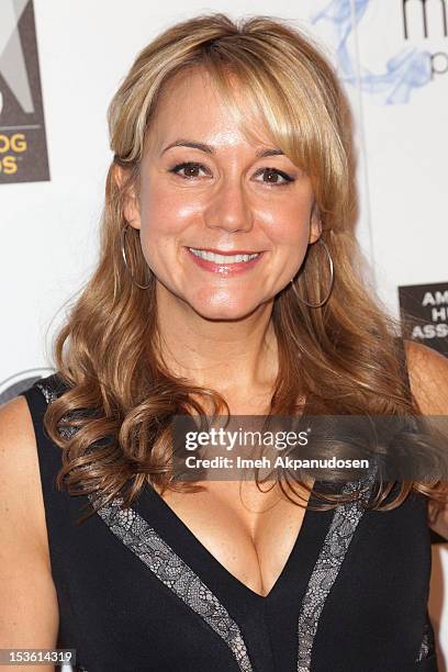 Actress Megyn Price attends The American Humane Association's Hero Dog Awards on October 6, 2012 in Beverly Hills, California.