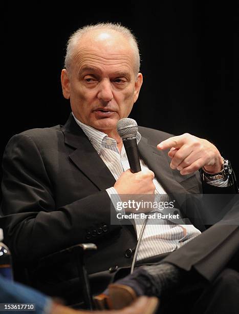 Director David Chase attends HBO Films Directors Dialogues with David Chase during the 50th New York Film Festival at Lincoln Center on October 7,...