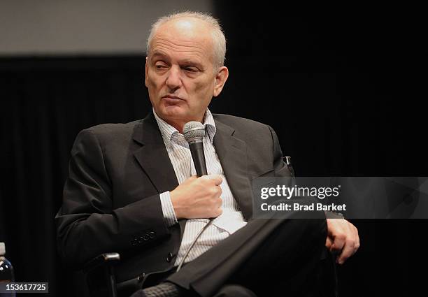 Director David Chase attends HBO Films Directors Dialogues with David Chase during the 50th New York Film Festival at Lincoln Center on October 7,...