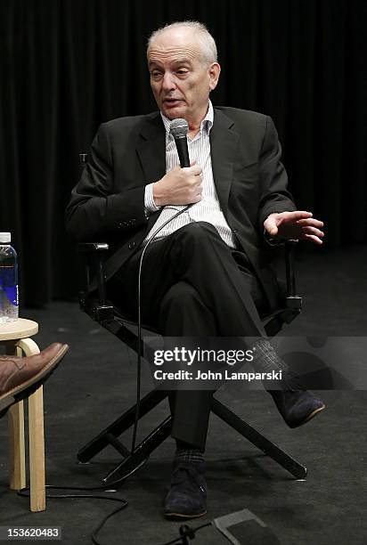 David Chase attends HBO Films Directors Dialogues with David Chase during the 50th New York Film Festival at Lincoln Center on October 7, 2012 in New...