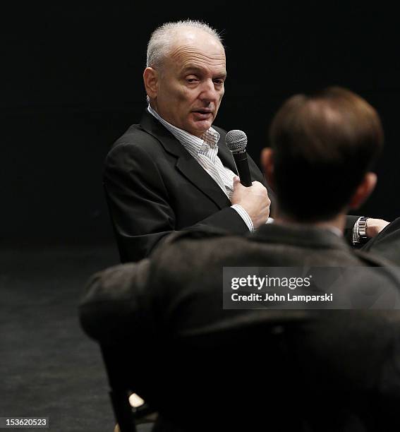 David Chase attends HBO Films Directors Dialogues with David Chase during the 50th New York Film Festival at Lincoln Center on October 7, 2012 in New...