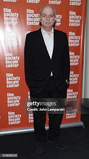 David Chase attends HBO Films Directors Dialogues with David Chase during the 50th New York Film Festival at Lincoln Center on October 7, 2012 in New...