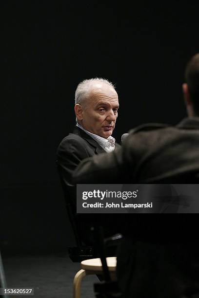 David Chase attends HBO Films Directors Dialogues with David Chase during the 50th New York Film Festival at Lincoln Center on October 7, 2012 in New...