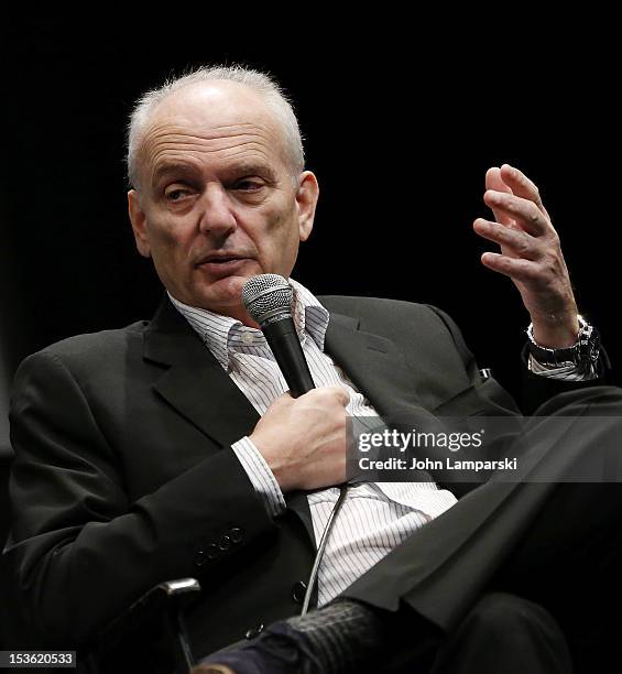 David Chase attends HBO Films Directors Dialogues with David Chase during the 50th New York Film Festival at Lincoln Center on October 7, 2012 in New...