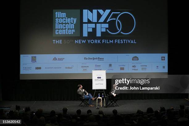 David Chase attends HBO Films Directors Dialogues with David Chase during the 50th New York Film Festival at Lincoln Center on October 7, 2012 in New...