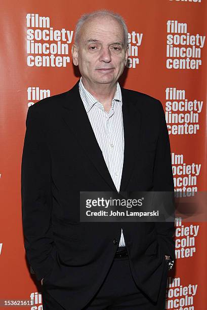 David Chase attends HBO Films Directors Dialogues with David Chase during the 50th New York Film Festival at Lincoln Center on October 7, 2012 in New...