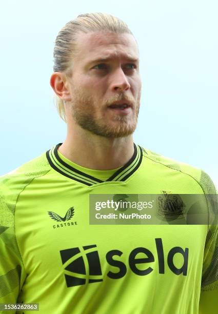 Newcastle United Goalkeeper Loris Karius during the Pre-season Friendly match between Gateshead and Newcastle United at the Gateshead International...