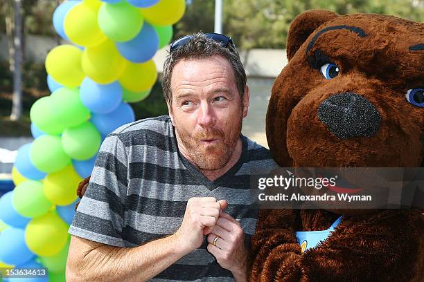 Bryan Cranston at UCLA's Lymphoma Program "A Celebration Of Survivorship - On Track For A Cure" held at UCLA's Drake Stadium on October 7, 2012 in...