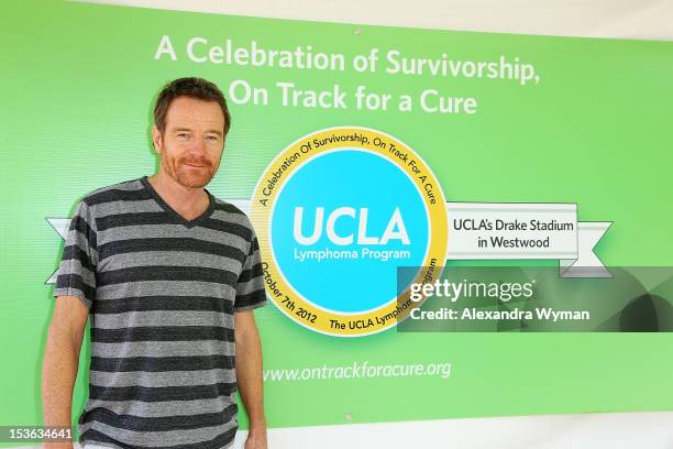 Bryan Cranston at UCLA's Lymphoma Program "A Celebration Of Survivorship - On Track For A Cure" held at UCLA's Drake Stadium on October 7, 2012 in...