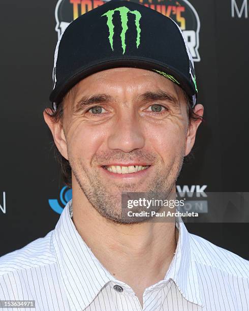 Pro BMX Rider Jamie Bestwick attends the 9th annual Stand Up For Skateparks benefit at Ron Burkle’s Green Acres Estate on October 7, 2012 in Beverly...