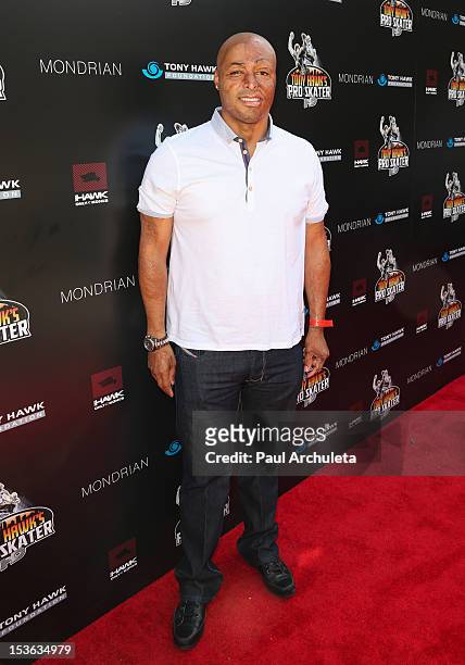Actor J.R. Martinez attends the 9th annual Stand Up For Skateparks benefit at Ron Burkle’s Green Acres Estate on October 7, 2012 in Beverly Hills,...