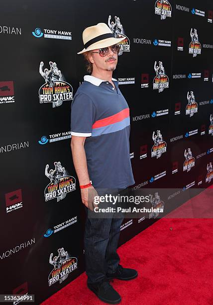 Actor David Spade attends the 9th annual Stand Up For Skateparks benefit at Ron Burkle’s Green Acres Estate on October 7, 2012 in Beverly Hills,...