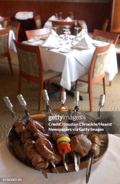 Sword with grilled meats are featured at Avenida Paulista, a Brazilian style rodizio/buffet on Westheimer between Chimney Rock and Fountain View....