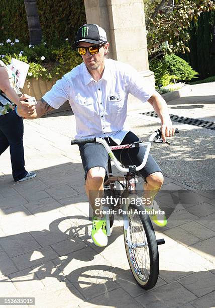 Pro BMX Rider Jamie Bestwick attends the 9th annual Stand Up For Skateparks benefit at Ron Burkle’s Green Acres Estate on October 7, 2012 in Beverly...