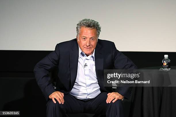 Director and actor Dustin Hoffman speaks to Susan Morrison following a preview screening of his new comedy "Quartet" as part of The New Yorker...