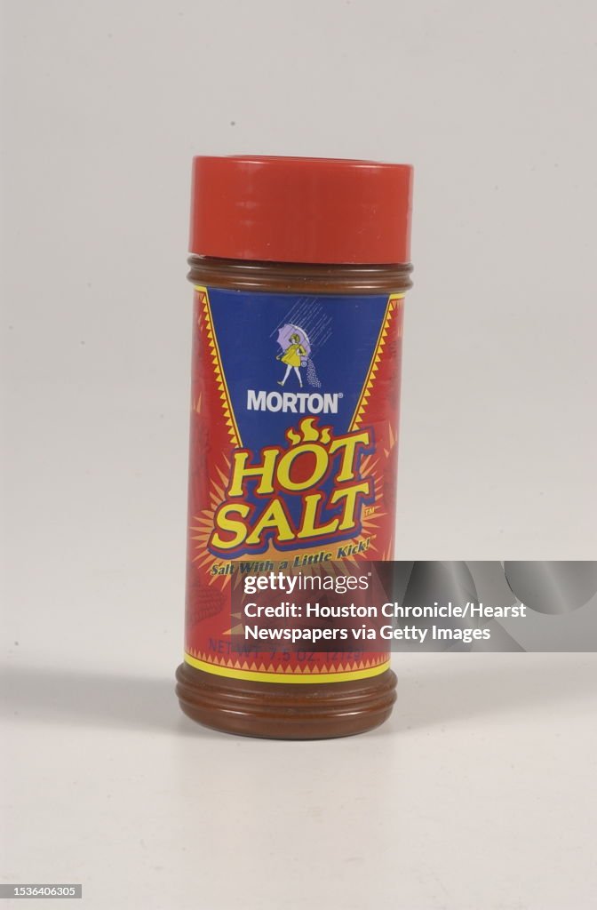 3/03/04--Morton's Hot Salt was shot in the Chronicle studio. Photo