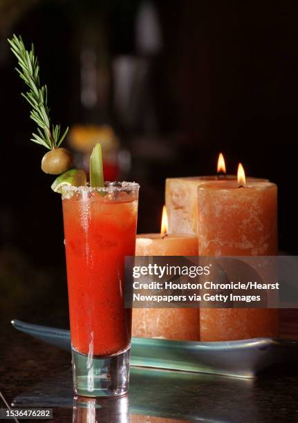 Bloody Mary is a featured drink at Sam Houston Hotel's The Sam Bar. HOUCHRON CAPTION : The Citadelle Vodka Bloody Mary is served at Sam's Bar in the...