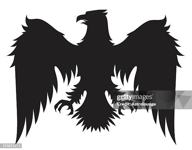 stockillustraties, clipart, cartoons en iconen met eagle - griffioen