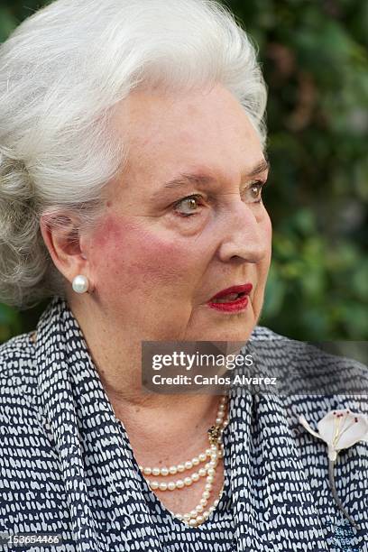 Princess Pilar de Borbon attends the Museum Thyssen Bornemisza 20th anniversary on October 8, 2012 in Madrid, Spain.