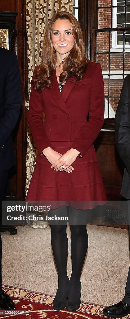 The Duke And Duchess Of Cambridge Meet Middle Temple Scholars