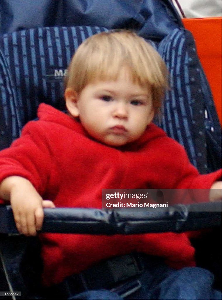 Eric Clapton Walks With His Family In New York