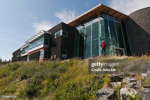 alaska islands and oceans visitor center - homer alaska stock pictures, royalty-free photos & images