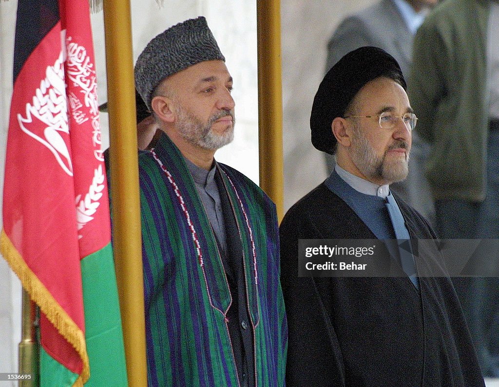 Afghan Leader Hamid Karzai Visits Iran