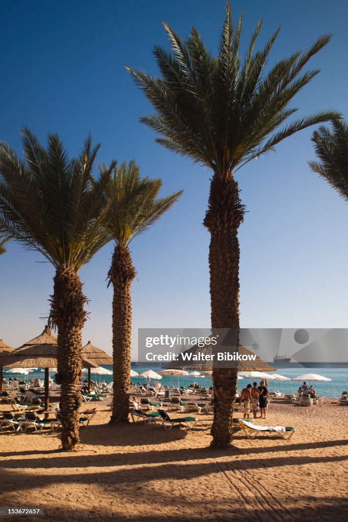 Israel, The Negev, Eilat, Red Sea beachfront