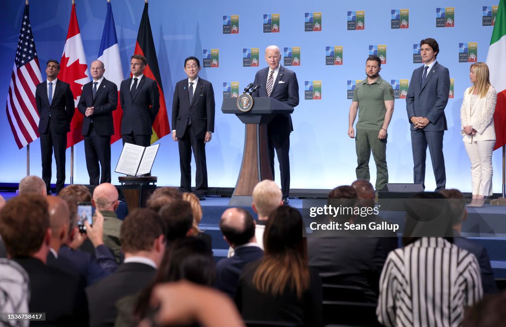 G7 Announce Joint Declaration Of Support For Ukraine