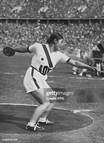 Japanese Discus Japanese athlete Fumi Kojima competes in the women's discus throw at ...