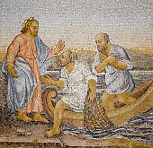 Rome - miracle fishing mosaic from Vatican