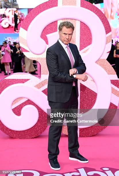 Will Ferrell attends the "Barbie" European Premiere at Cineworld Leicester Square on July 12, 2023 in London, England.