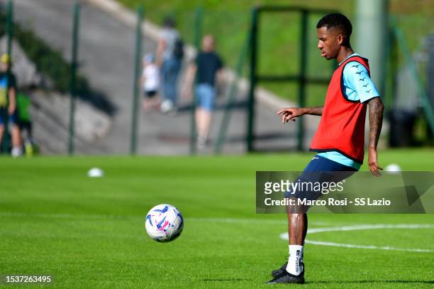 Marcos Antonio of SS Lazio during the SS Lazio training session day1 on July 12, 2023 in Auronzo di Cadore, Italy.