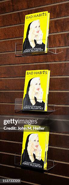 Actress Jenny McCarthy signs copies of her new book "Bad Habits: Confessions Of A Recovering Catholic" at Barnes & Noble Bookstore at The Grove on...